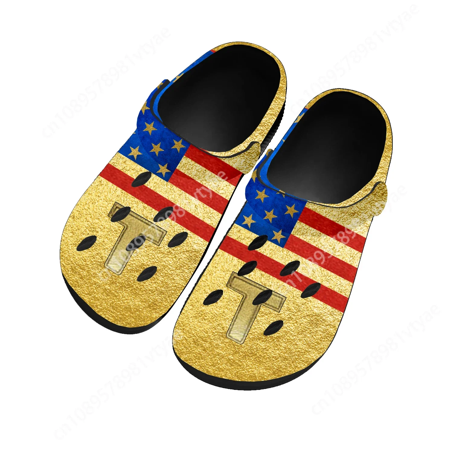 Trump 2024 Home Clogs Custom Water Shoes Never Surrender Mens Womens Teenager Shoe Garden Beach Hole Slippers