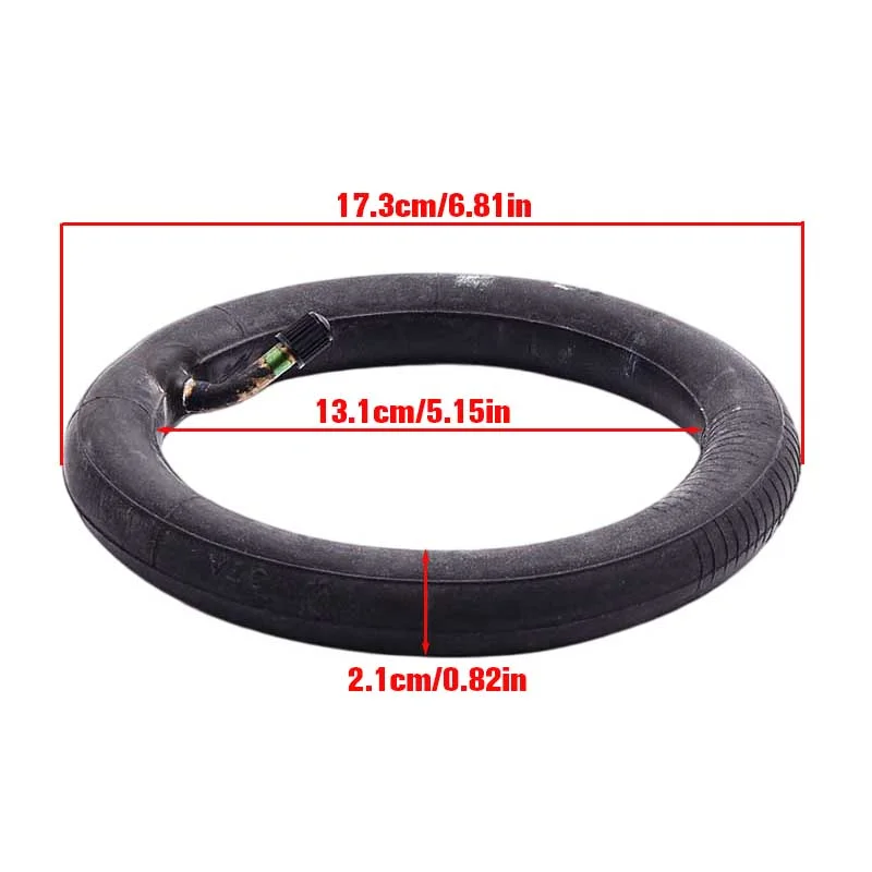 8 Inch Small Inflatable Inner Tube 170x35 Thickened Bent Mouth for Scooter Tire