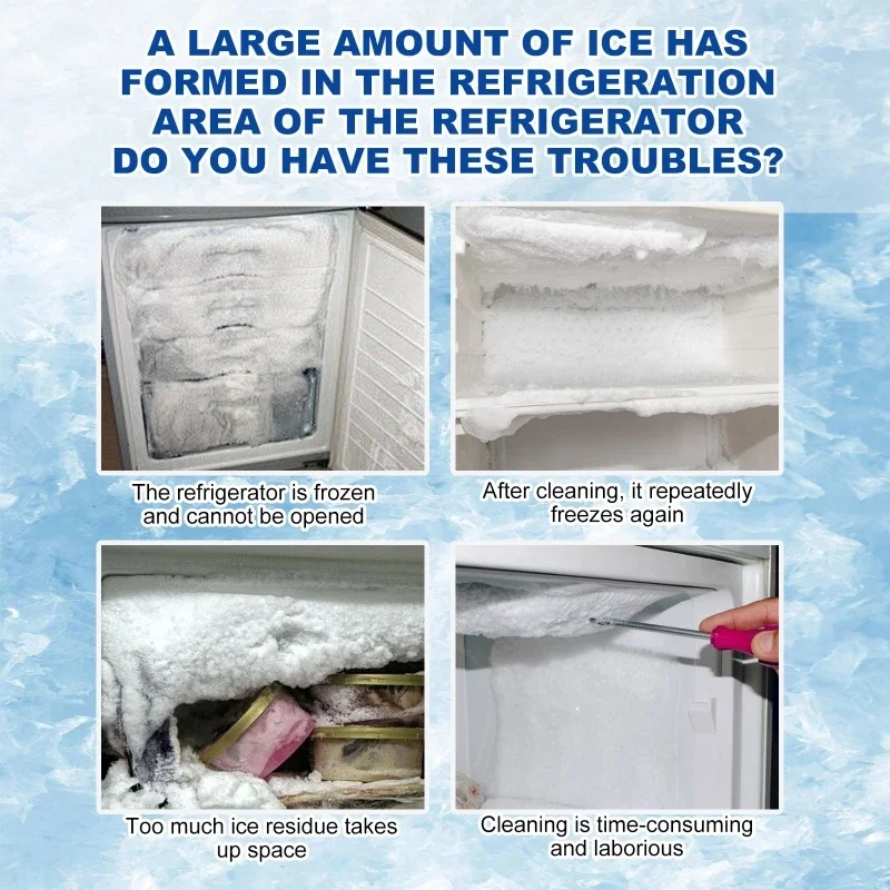 Effective Defrosting Fridge Freezer De-Icers for Kitchen and Freezer Use Efficient Ice Solution 1/2Bottle