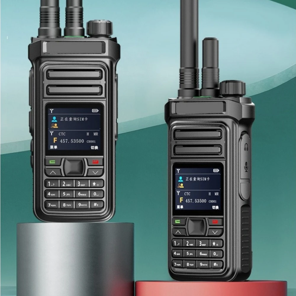 راديو صغير عام POC اتصال داخلي عالمي للشبكة العامة، جهاز اتصال لاسلكي خارجي 4G 5000 كجم #5