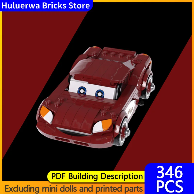 

Модель скоростного гоночного автомобиля MOC, строительные кирпичи, популярные аниме-автоботы, модульные технологии, подарки, праздник, сборка, детские игрушки, костюм