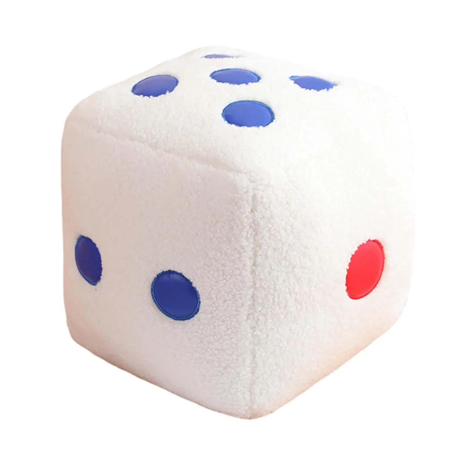 Plush Cube 6 Sided Educational Aids Board Games Learning Math Counting 10 Inch