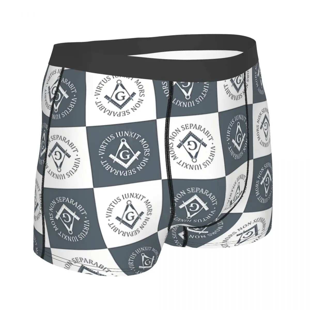 Freemasonry Sign Underpants Breathbale Panties Men's Underwear Ventilate Shorts Boxer Briefs