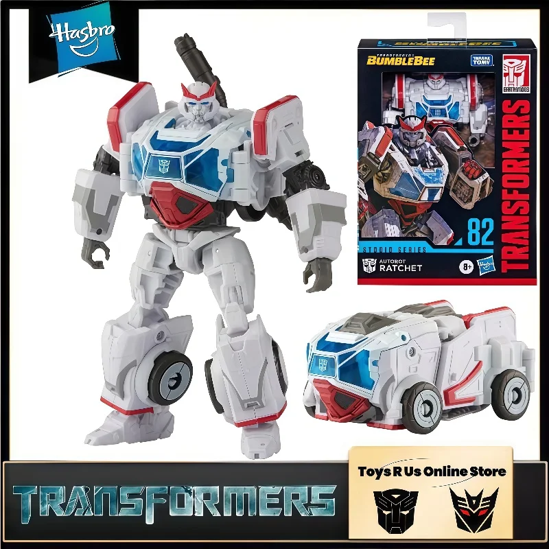 Hasbro – jouets classiques Transformers, série Studio, transformateur à cliquet, figurine Robota Ction, modèle de collection, jouets de loisirs, en Stock