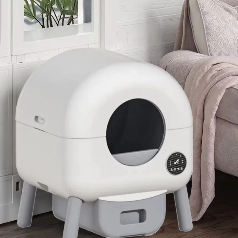 

Luxury large smart cat toilet self-cleaning automatic cat litter box