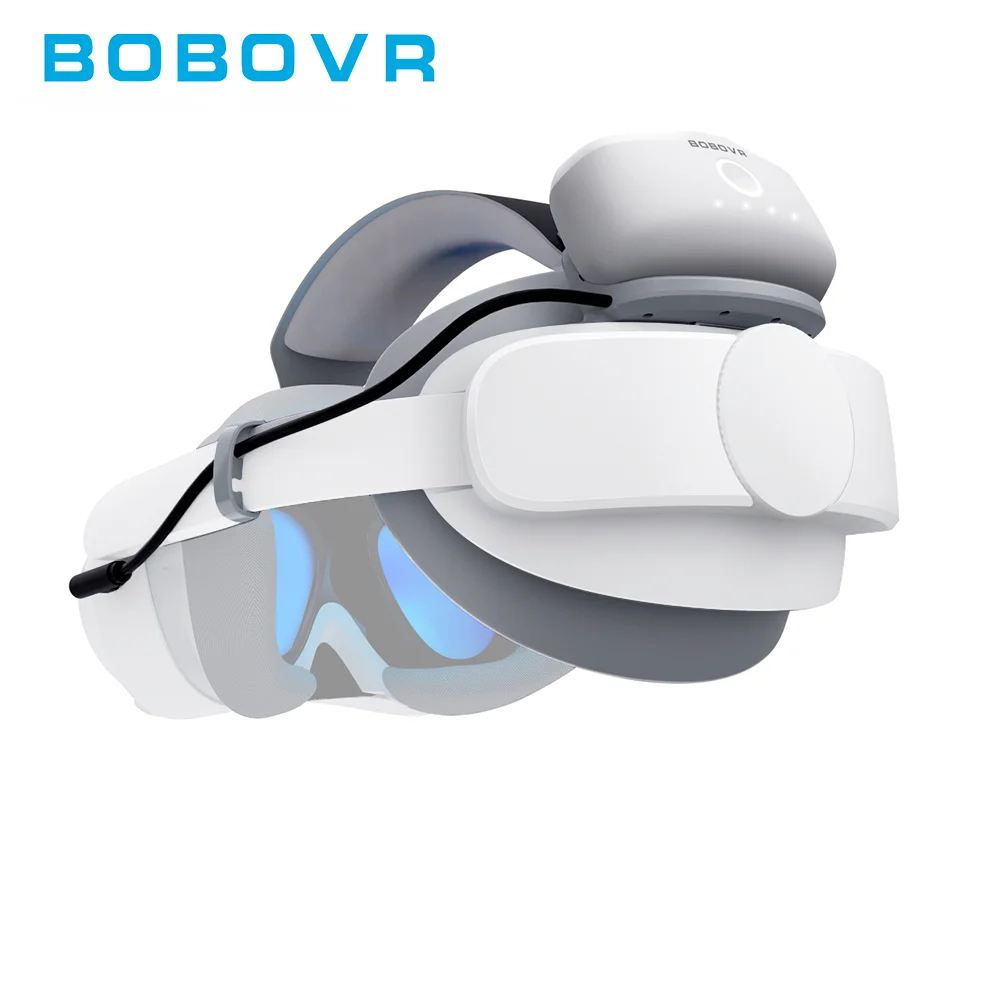 BOBOVR P4S Battery Strap Compatible with PICO 4 Ultra and Ultra Enterprise 5200mAh Magnetic Hot-swappable for VR Accessories