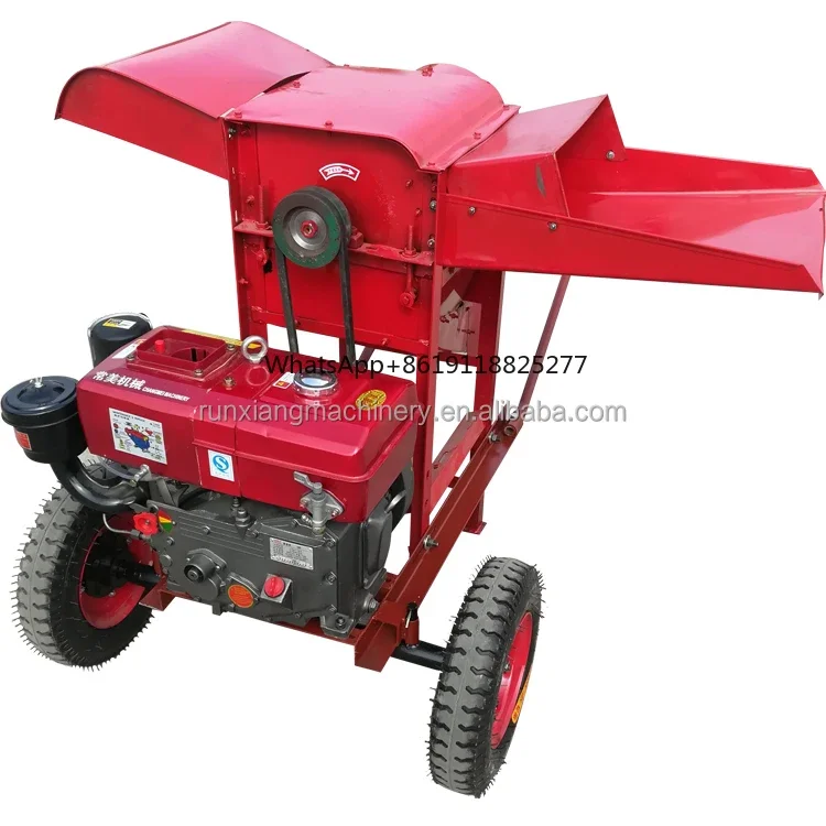 

Agricultural Farm Use Grass 304 Stainless Steel Diesel Gasoline Engine Mini Manual Portable Rice Sheller Machine