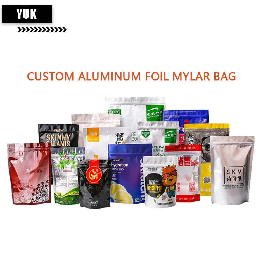 Customized Self-Sealing Tea Bag Food Special Bags Christmas Wedding Gift Party Poch Bags Slaluminum Foi Coffee Bag, Logo Customi