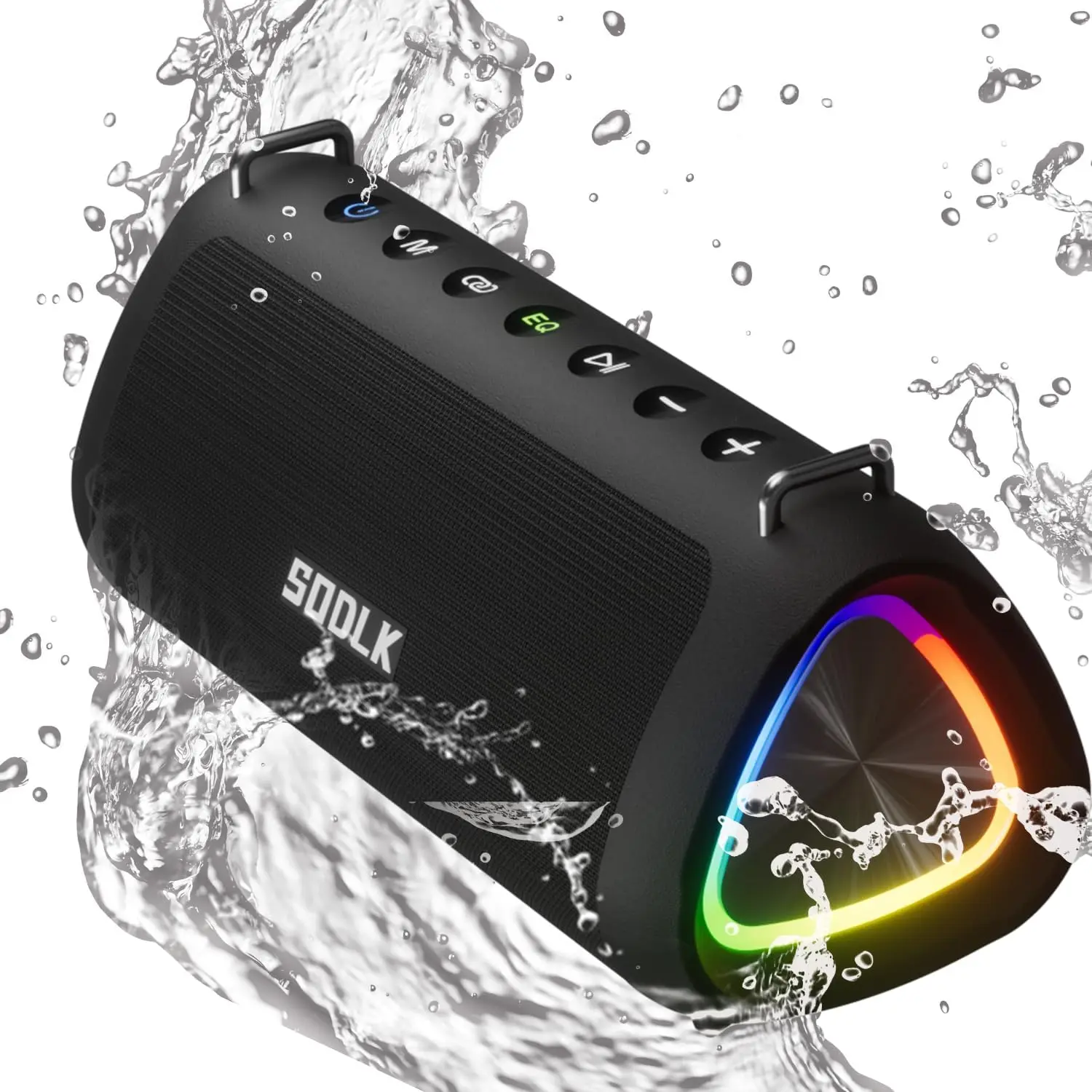 SODLK 80W Bluetooth Speakers Powerful Deep Bass Portable Wireless IPX7 Waterproof 12-hour Playing Time Outdoor Loud Subwoofer