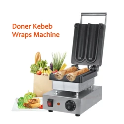 Doner Kebab Wraps Toaster Commercial Electric Burrito Maker 2 Holes Tortilla Wrap Machine 1500W 220-240V