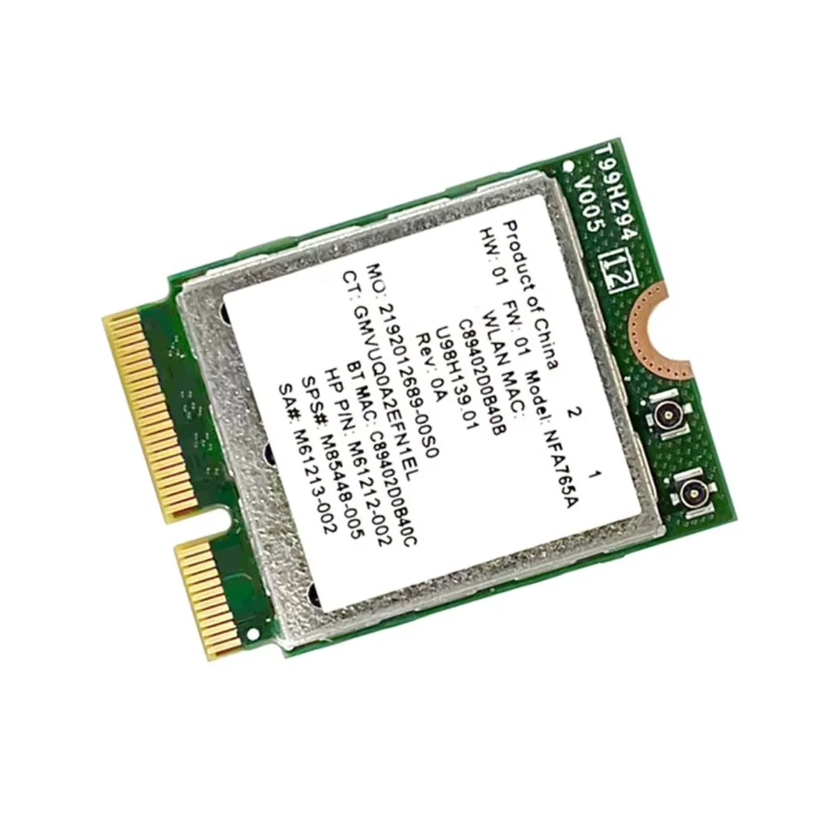 NFA765 WIFI 6E WiFi Card AX6000 Tri Band Wireless Network Card Bluetooth 5.2 with Foldable Antenna for Win 10 11