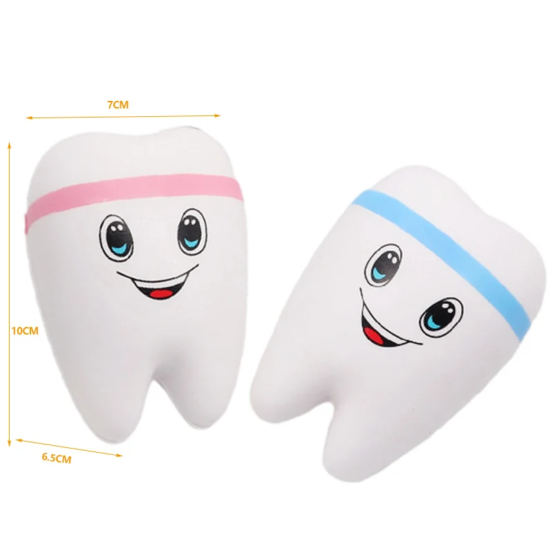 Teeth Shape Toy Slow Rising Stress for Children Cute Cartoon Squishy Squish Antistress Kids Toys Dentist Gift