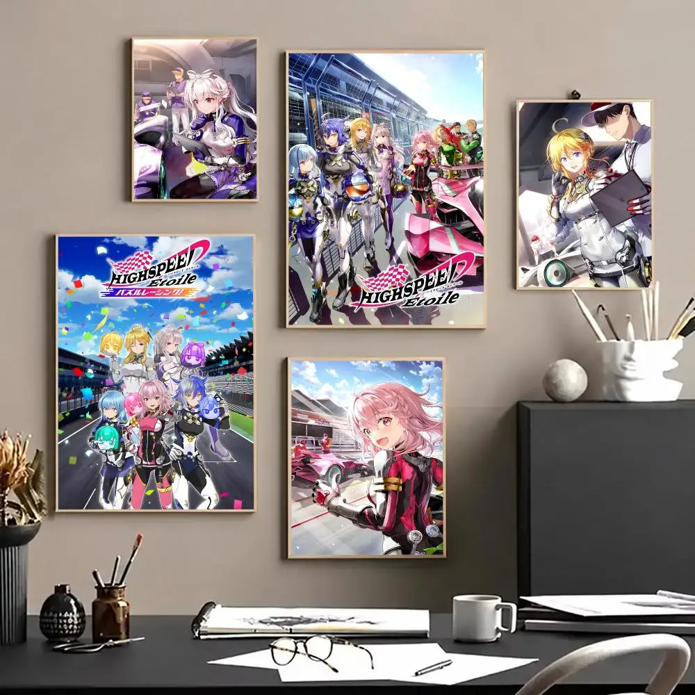 anime Highspeed Etoile Poster HD Self-Adhesive Waterproof Poster Wall HD Print Room Aesthetic Decoration Gift