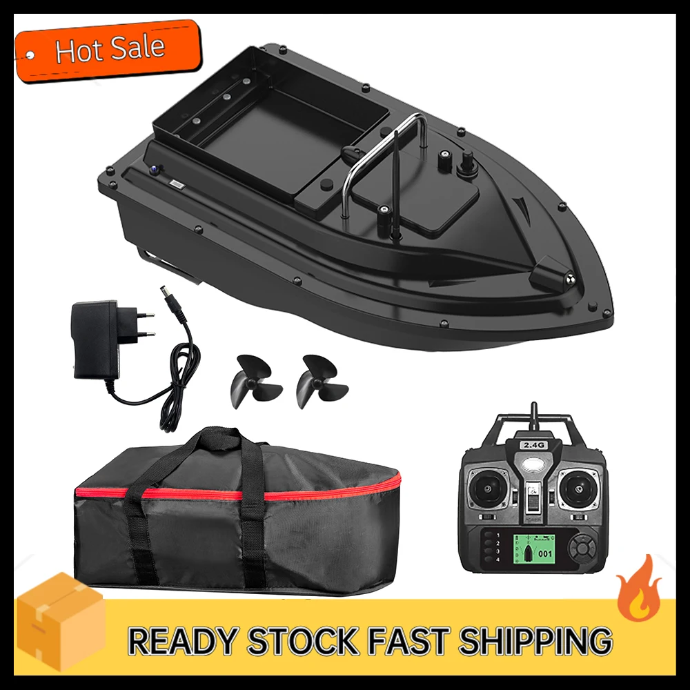 GPS Fishing Bait Boat with Large Bait Container Automatic Bait Boat with 400-500M Remote Range