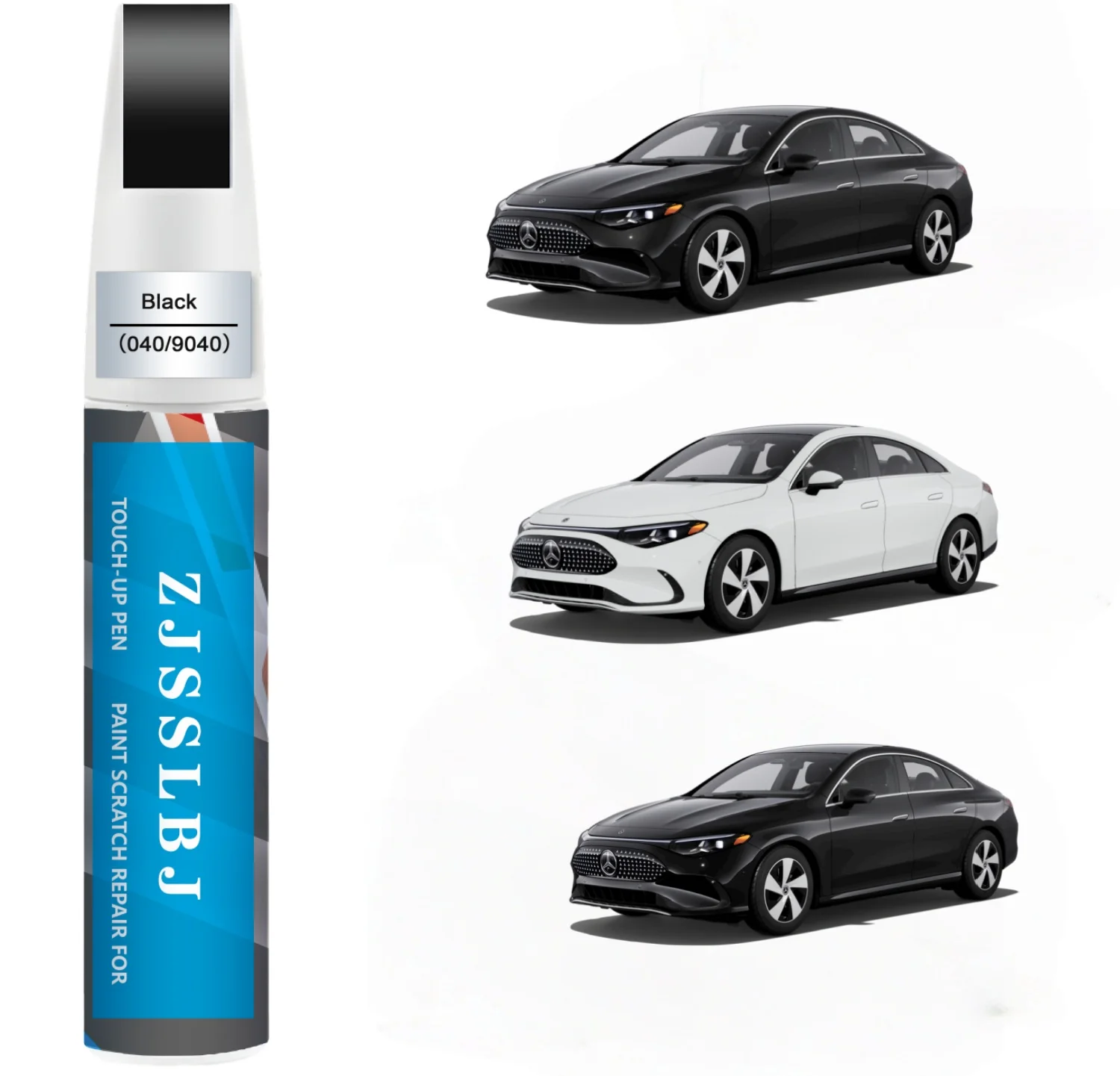 

Car Touch Up Paint for Mercedes-Benz, Car Paint Scratch Repair Kit, Quick & Easy Solution to Repair, 2 in 1 Scratch Remover Pen
