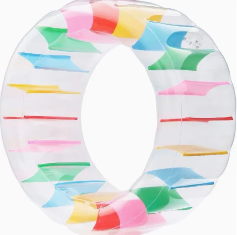 PVC water inflatable roller inflatable portable water color tube swimming pool to play with water.