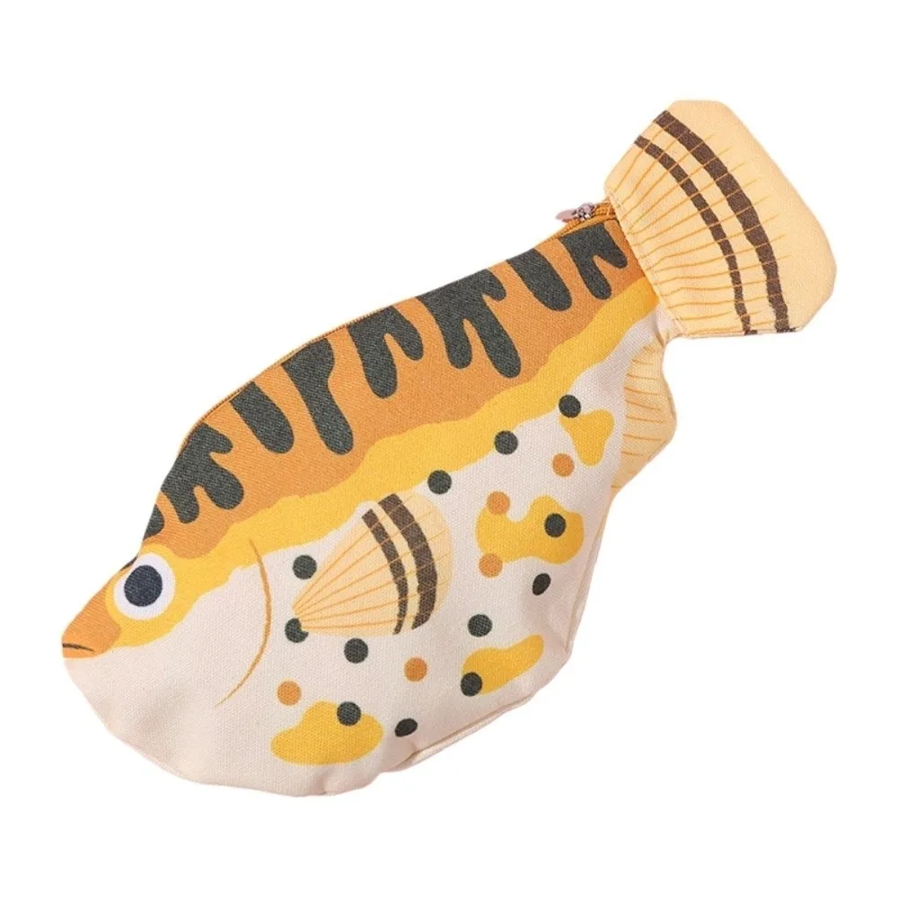 

Pufferfish Back-To-School Stationery Bag Pen Bag Deep-Sea Fish Fish Pencil Case Aesthetic Large Capacity