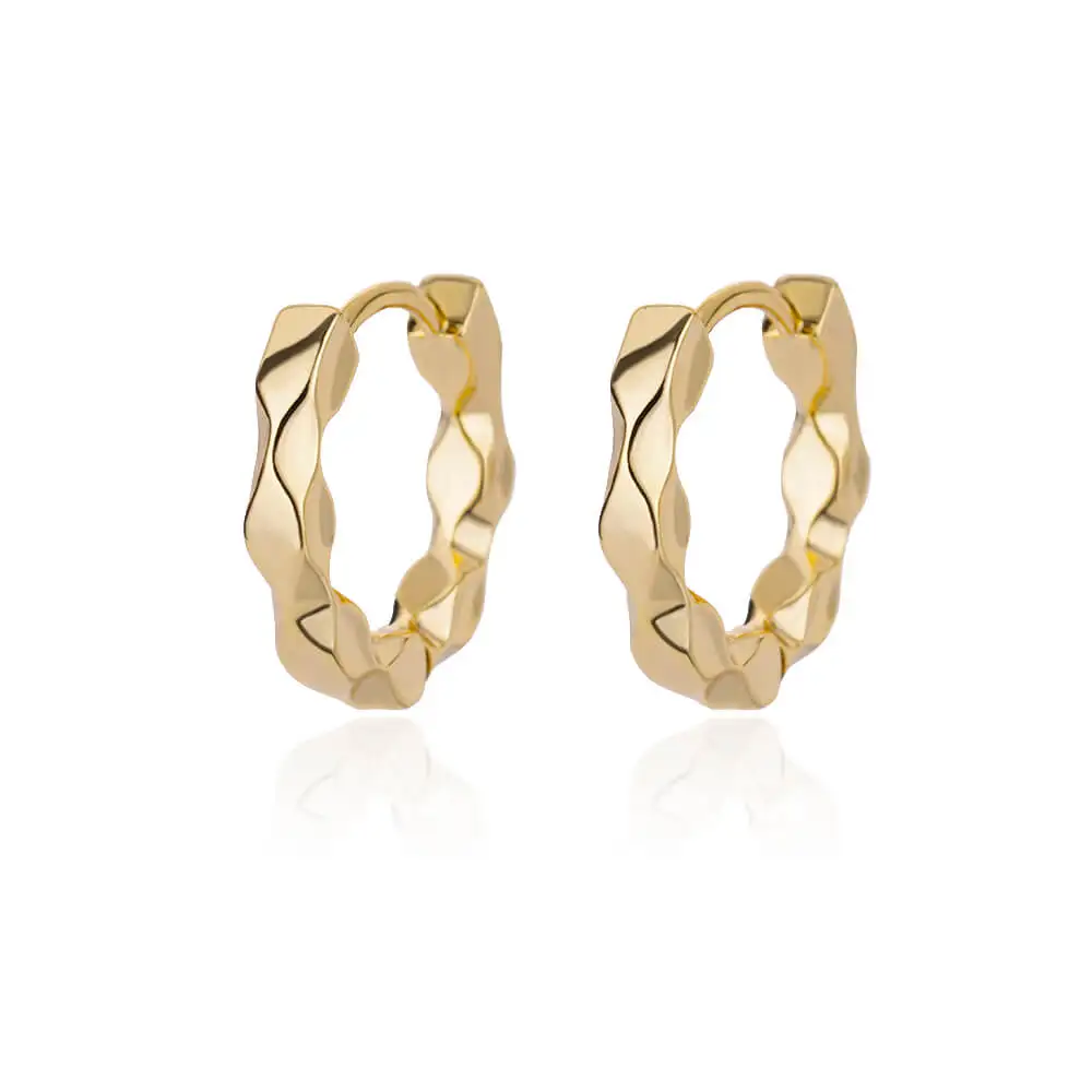 Elegante runde Ohrringe für Frauen und Mädchen, luxuriöse Edelstahl-Creolen, Vintage-Stil, Hochzeit, Verlobung, ästhetischer Schmuck