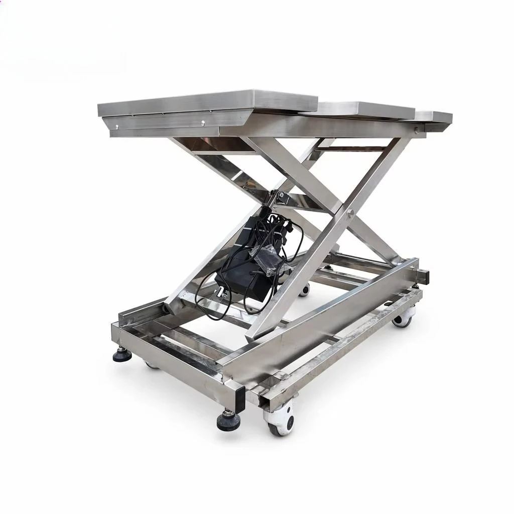 height adjustable veterinary ultrasound examination table veterinary clinic hospital equipment dog and cat examination table
