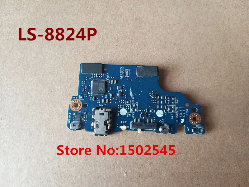 For DELL XPS 12 Original Laptop switch board audio board sound card board LS-8824P 07RFHW