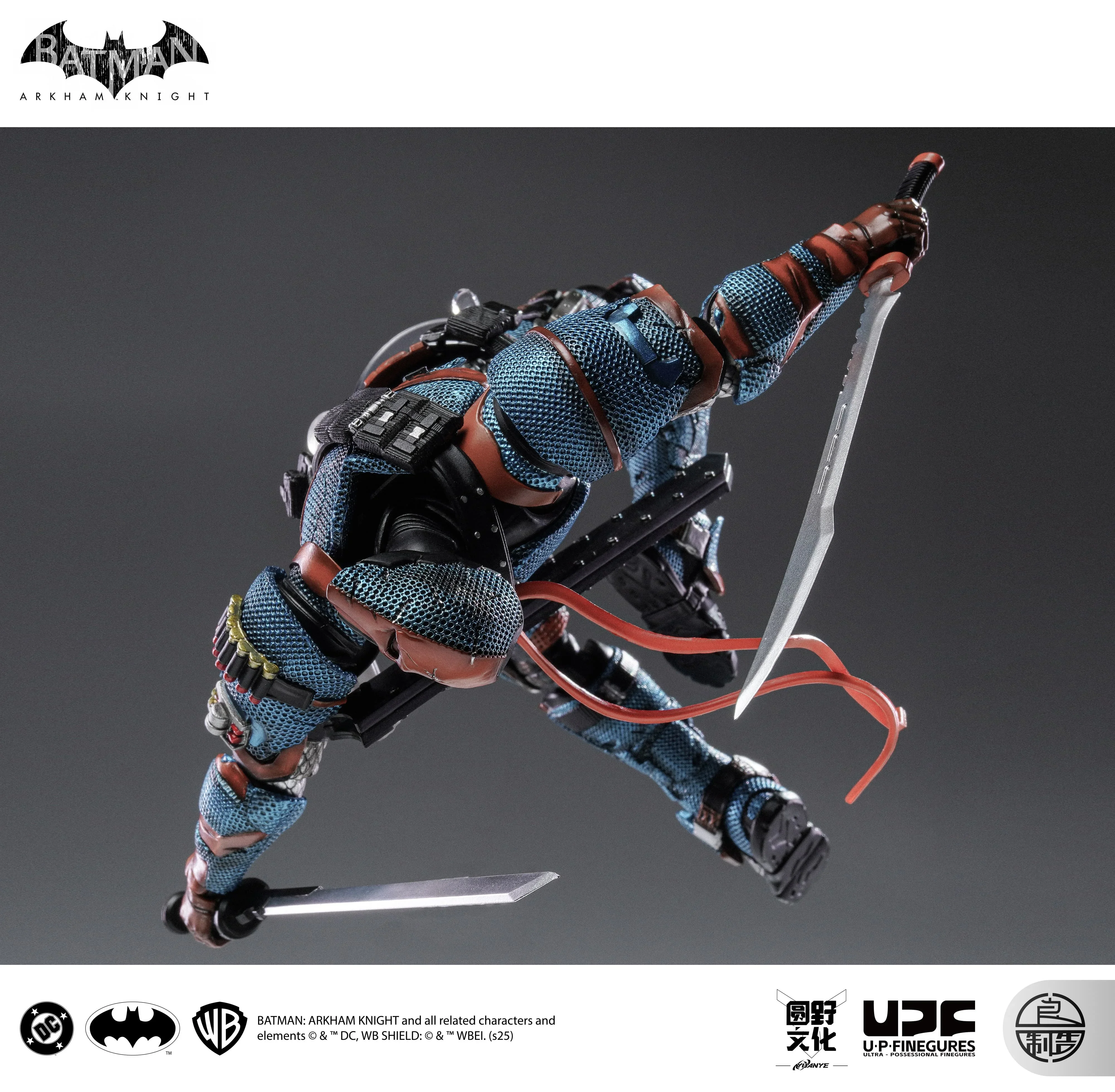 جديد Lpzz Deathstroke عمل الشكل Arkham Knight الانتهاء وحدة المنقولة باتمان نموذج سطح المكتب زخرفة أنيمي تمثال اللعب هدية