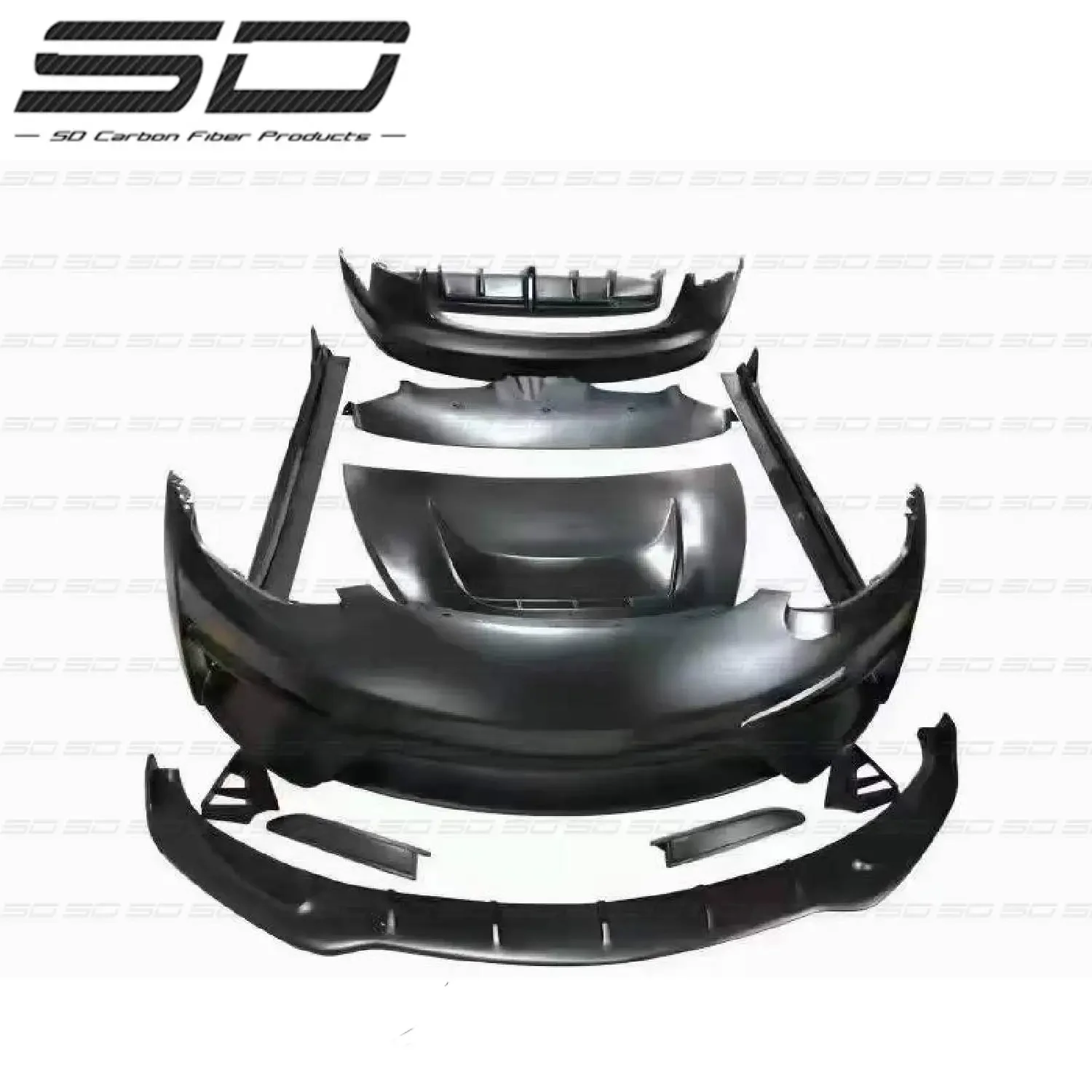 Te-sla Model 3 High Quality SD Style Dry Carbon Fiber  Body Kits Car Accessories