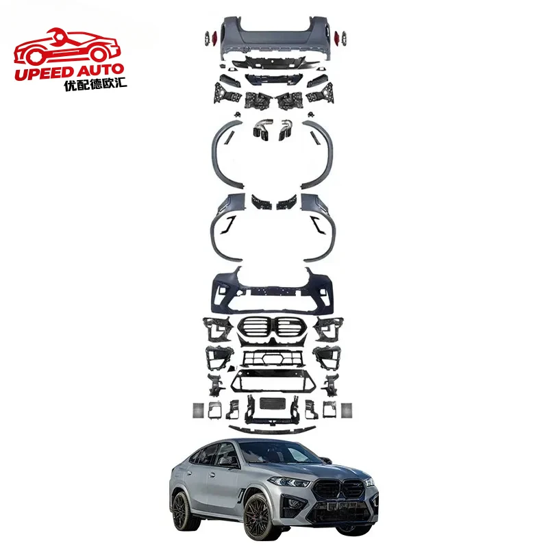 Suitable for Factory Hot Selling Flash Sale ! CLY G06 LCI 24 to X6M F96 Kit | Bumpers + Grill + Diffuser + Exhaust