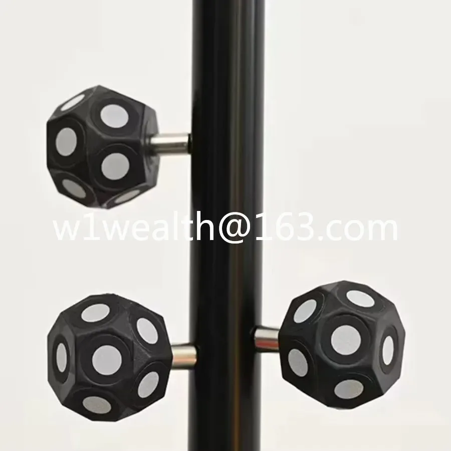 High Precision 6mm Reflective Marker Sphere Magnetic Polyhedral Dice Ball 3D Scanning for Handheld Laser Scanner