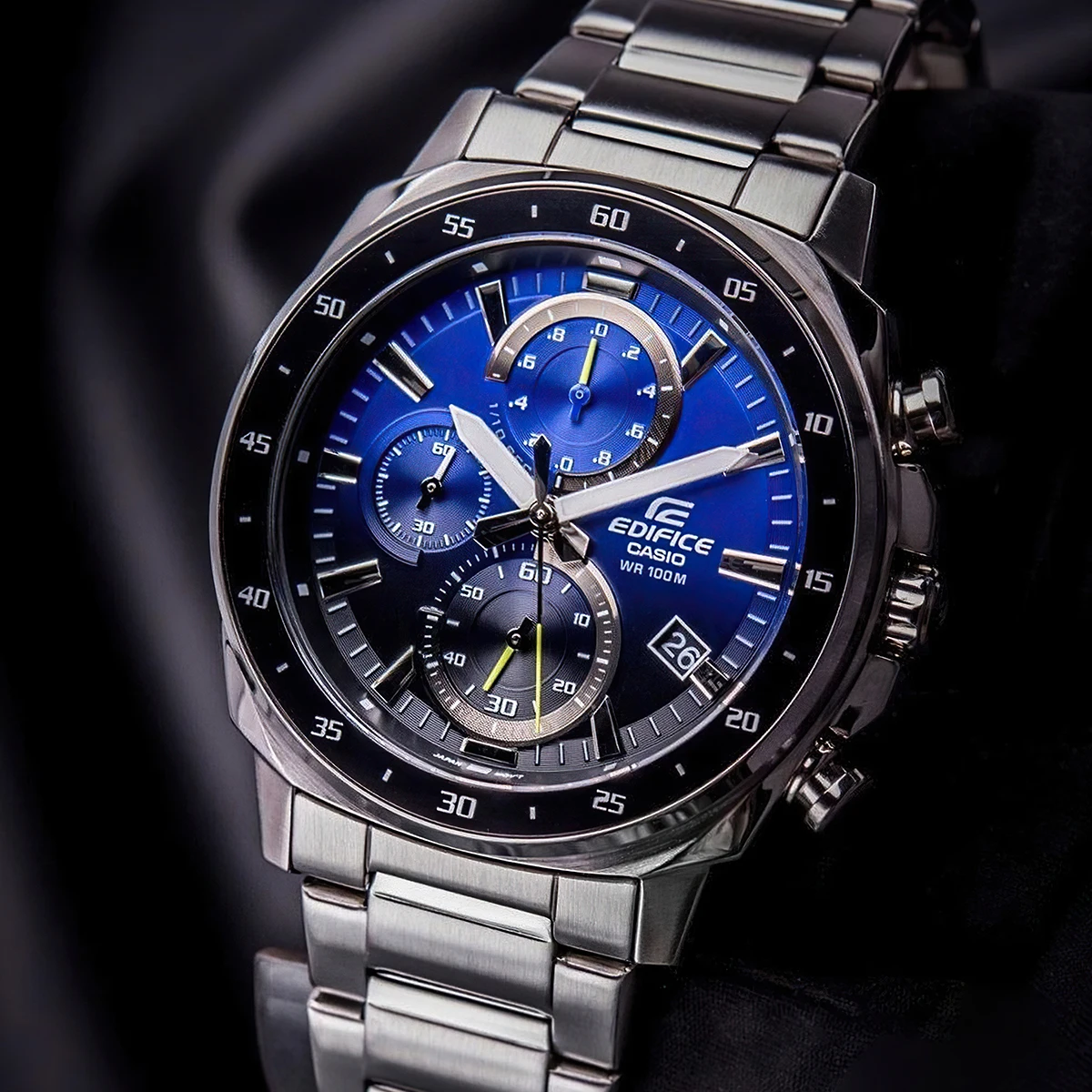 Casio Edifice-reloj deportivo de lujo, cronógrafo de cuarzo, resistente al agua, cinturones y correas de acero de soldado, nuevo modelo 2023