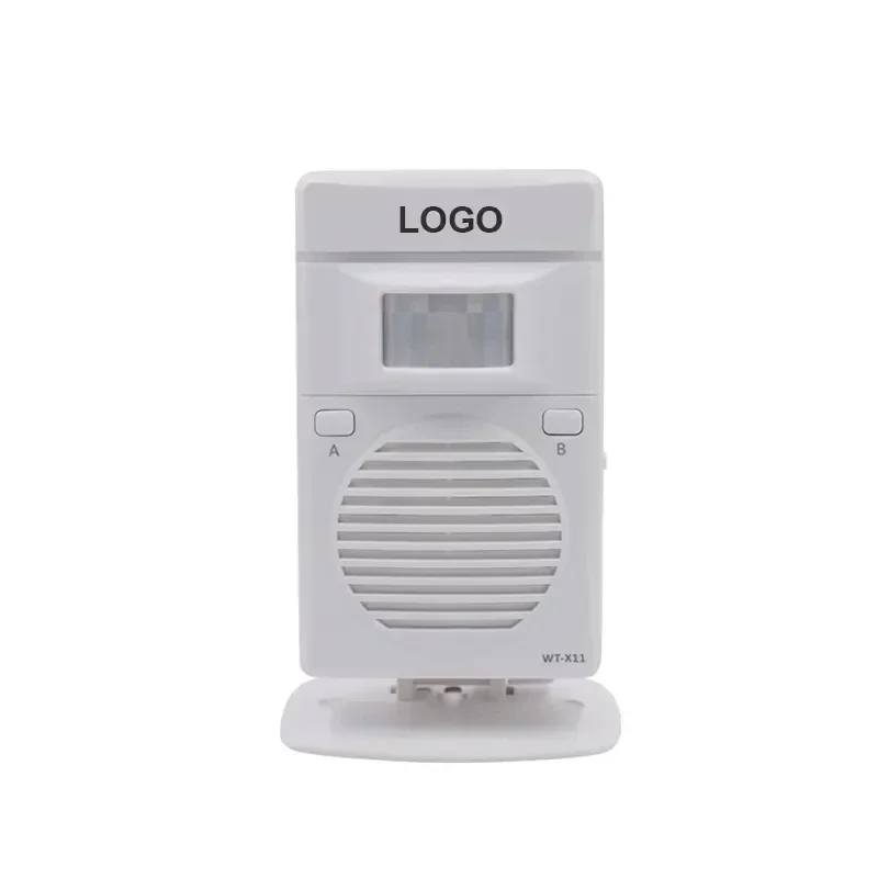 

Customized Logo Infrared Induction Build in 4M Memory Voice Player Wireless PIR Motion Sensor With Voice Recordable