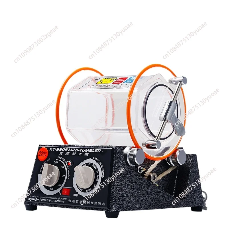 

Copper Coin Walnut Polishing Machine, Roller Polishing Rolling Machine Jewelry Gold and Silver Cleaning Tools