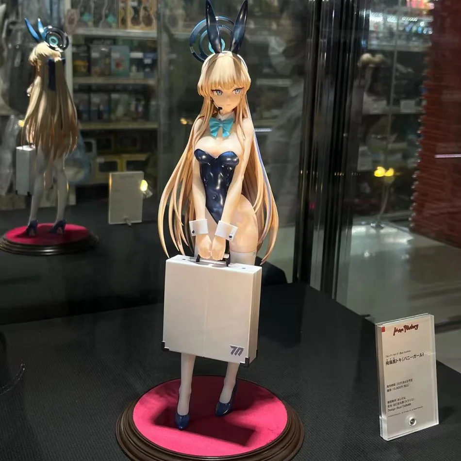 Figura de acción de PVC Blue Archive Asuma Toki Bunny Girl de 23 cm, modelo coleccionable para fans, juguete de regalo.