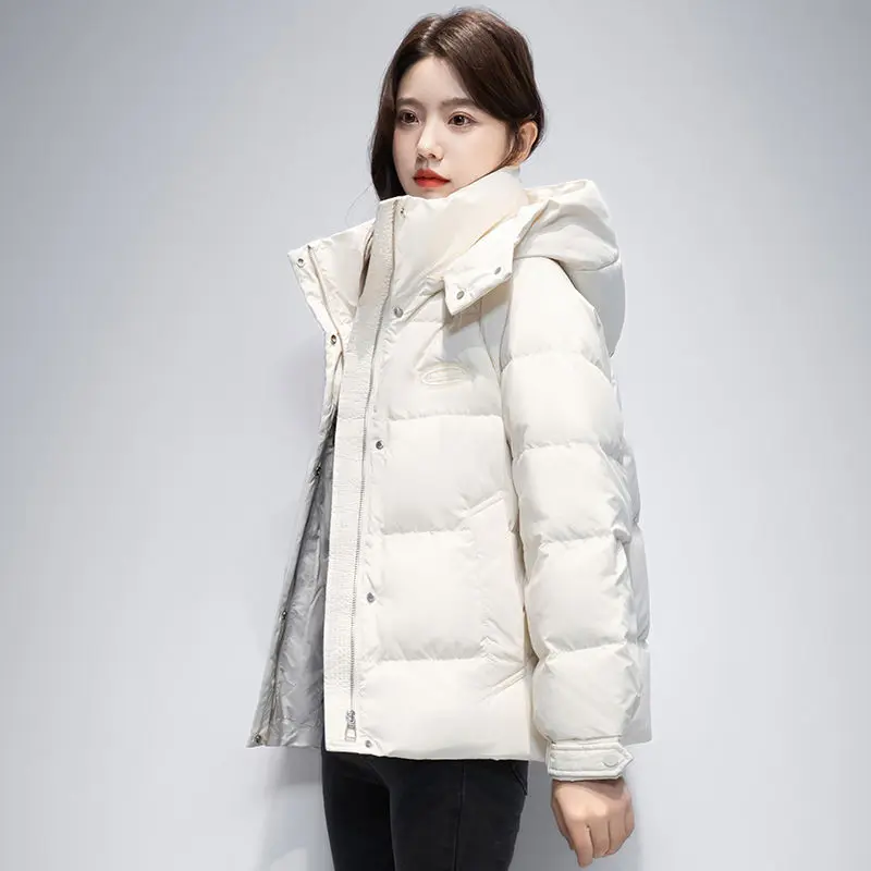 Women's Models Fairy Autumn Winter Cotton Coat Tops Jacket Sweet Hooded Thickened New Leisure Design Comfortable Versatile Trend