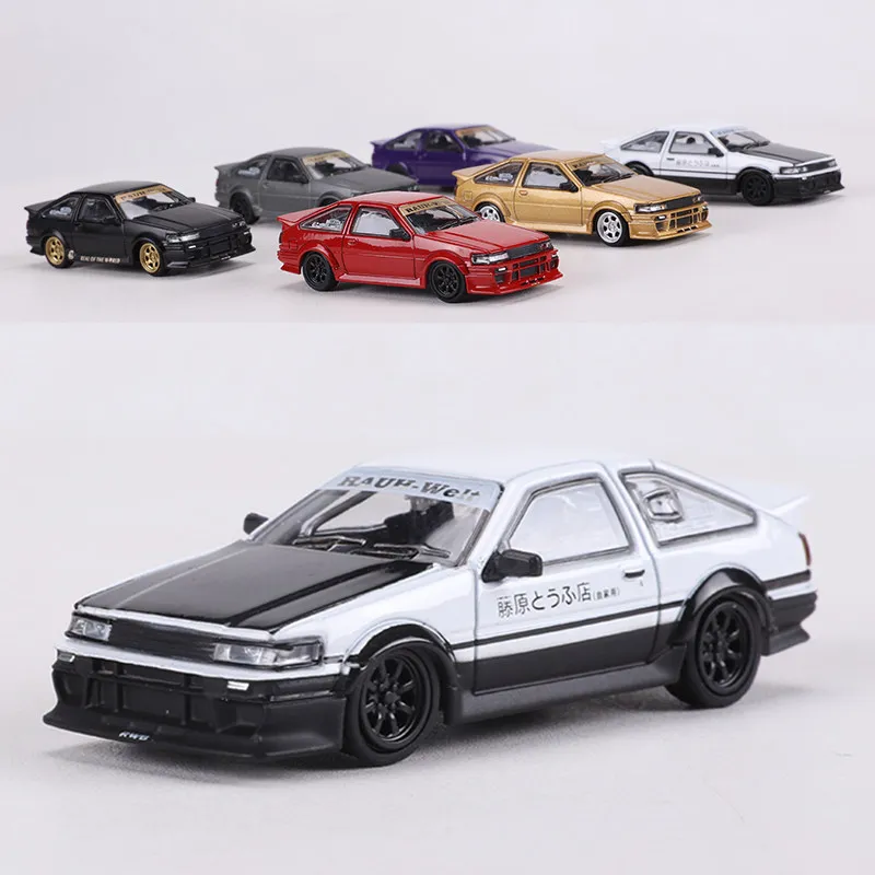 SHADOW/DCT 1/64 Toyota Corolla Levin AE86 Car Alloy Toys Motor