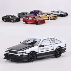 SHADOW/DCT 1/64 Toyota Corolla Levin AE86 Car Alloy Toys Motor Vehicle Diecast Metal Model Kids Toys Boys