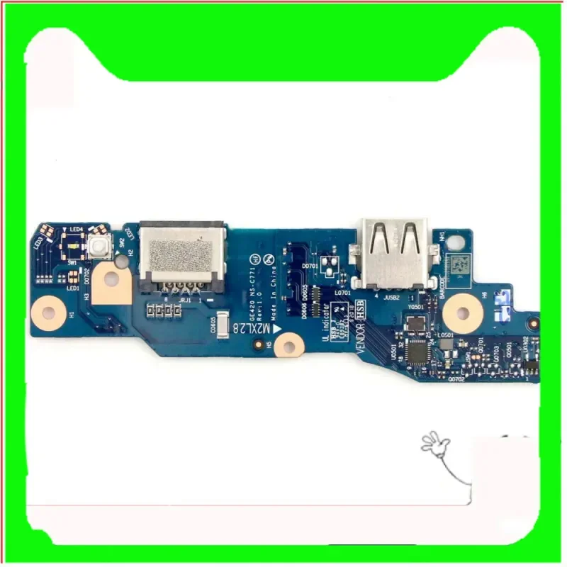 

New Original USB Sub Card Board Connector For Lenovo Thinkpad E14 Gen 2 witch Board USB Small Board NS-C771 FRU 5C50S73054