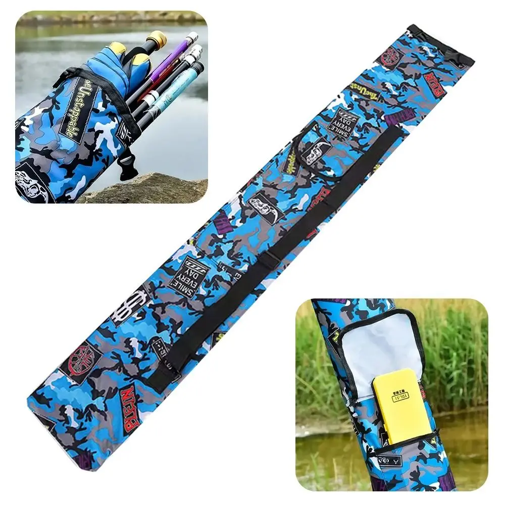 Fishing Tackle Storage Bag Waterproof Folding Portable Fishergear Bag Large Capacity Multifunctional Fishing Rod Bag