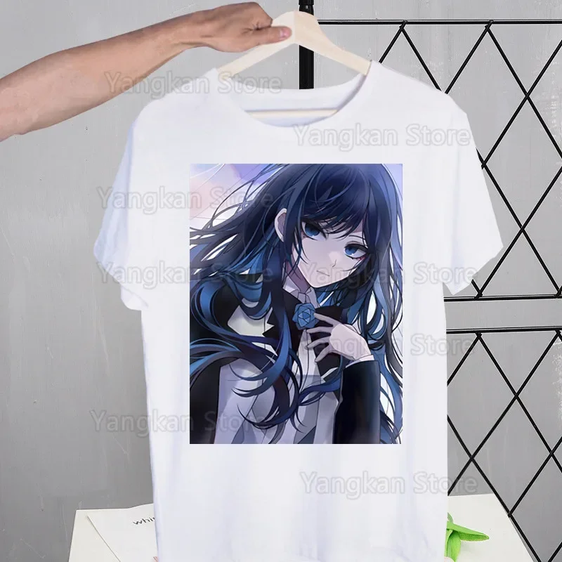 

Ado WORLD TOUR Printed T Shirt Men Retro Washed Tops Tees Harajuku Tshirt Streetwear Hip Hop Male T-shirts