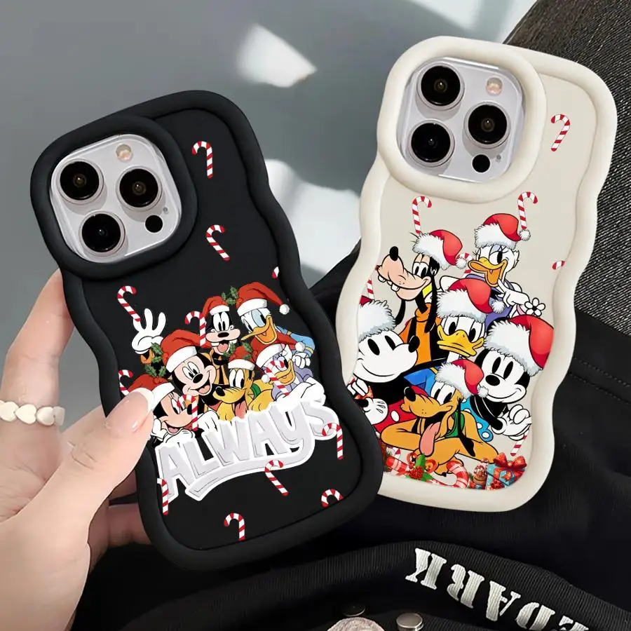 Christmas Mickey Phone Case for Redmi Note 8 9Pro 9S 10 11 4G 10S 10Pro 10Lite 11 13Pro4G 5G 11 12 13ProPlus5G 12 13 4G 5G