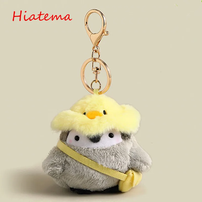 

Japanese Kawaii Penguin Plush Keychain Handbag Pendant Funny Small Animal Keyring Bag Pendant Key Chains Gift