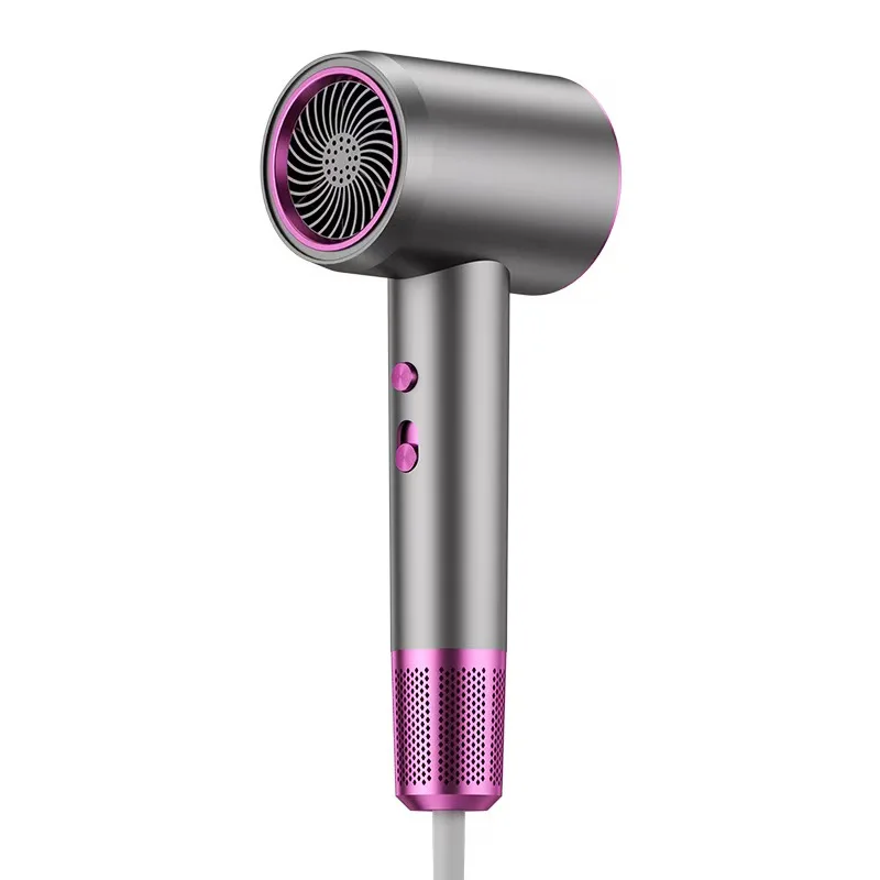 Professional Ionic Hair Dryer with Blue Light, 2400W Strong Wind, Dual Safety Protection, Salon-Grade Blow Dryer for Home Use