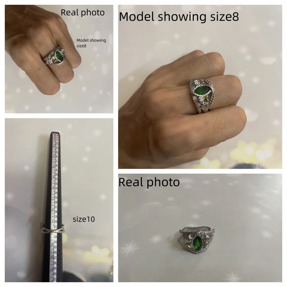 LOTR-925スターリングシルバーのアラゴルンバラヒルリング,男性用結婚