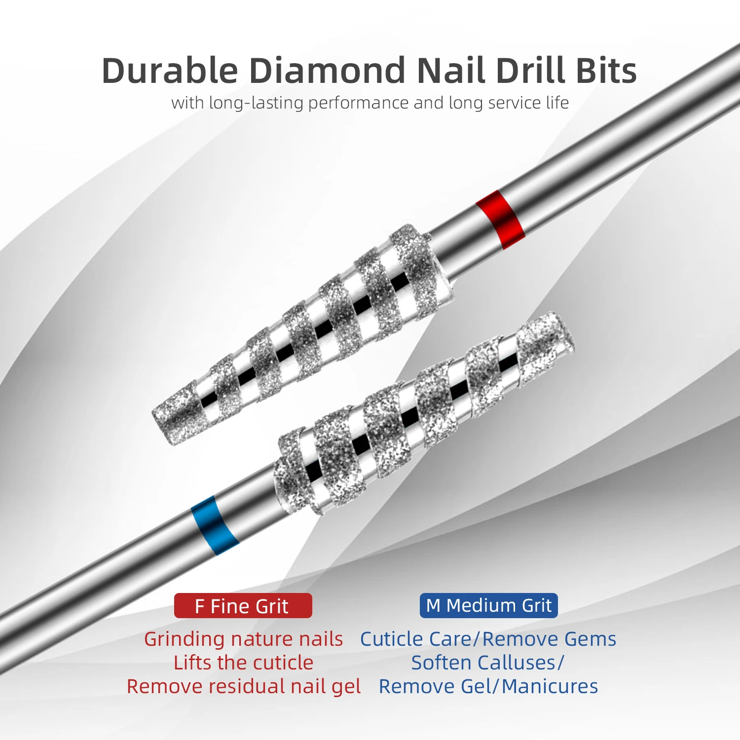 Tornado Diamant Nagel Bohrer Bits Spirale Bohrer Fräser Für Maniküre Elektrische Maschine Zubehör Nagel Datei Gel Entferner Werkzeug