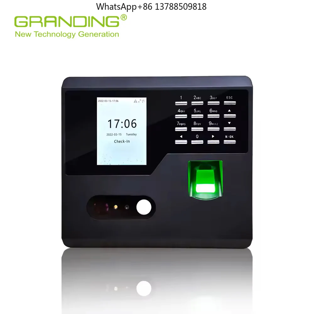 Cloud Software and Mobile App Hybrid Biometric Time Attendance & Access Control  Fingerprint & Face Recognition System