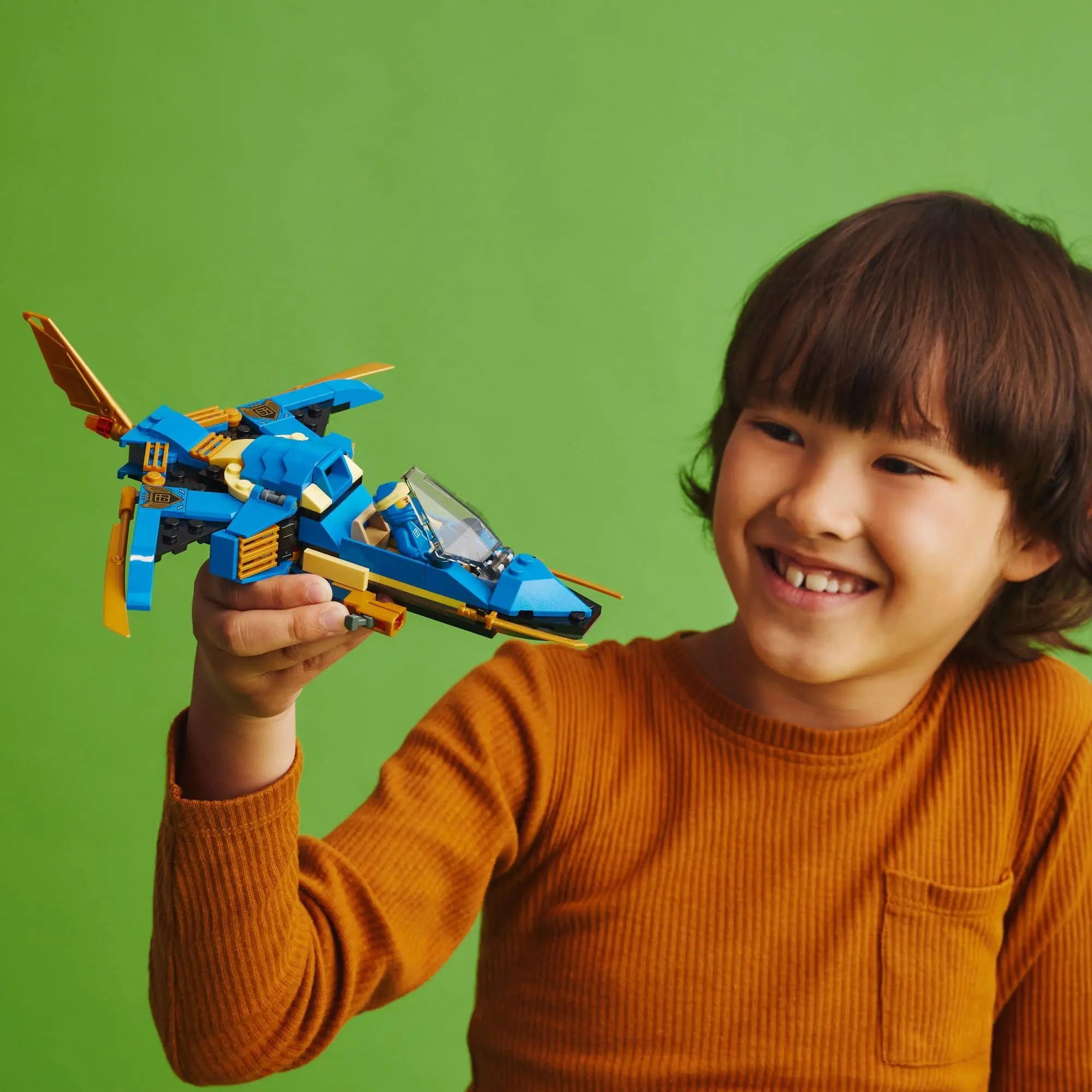 LEGO NINJAGO Jay's Lightning Jet EVO 71784, Upgradable Toy Plane