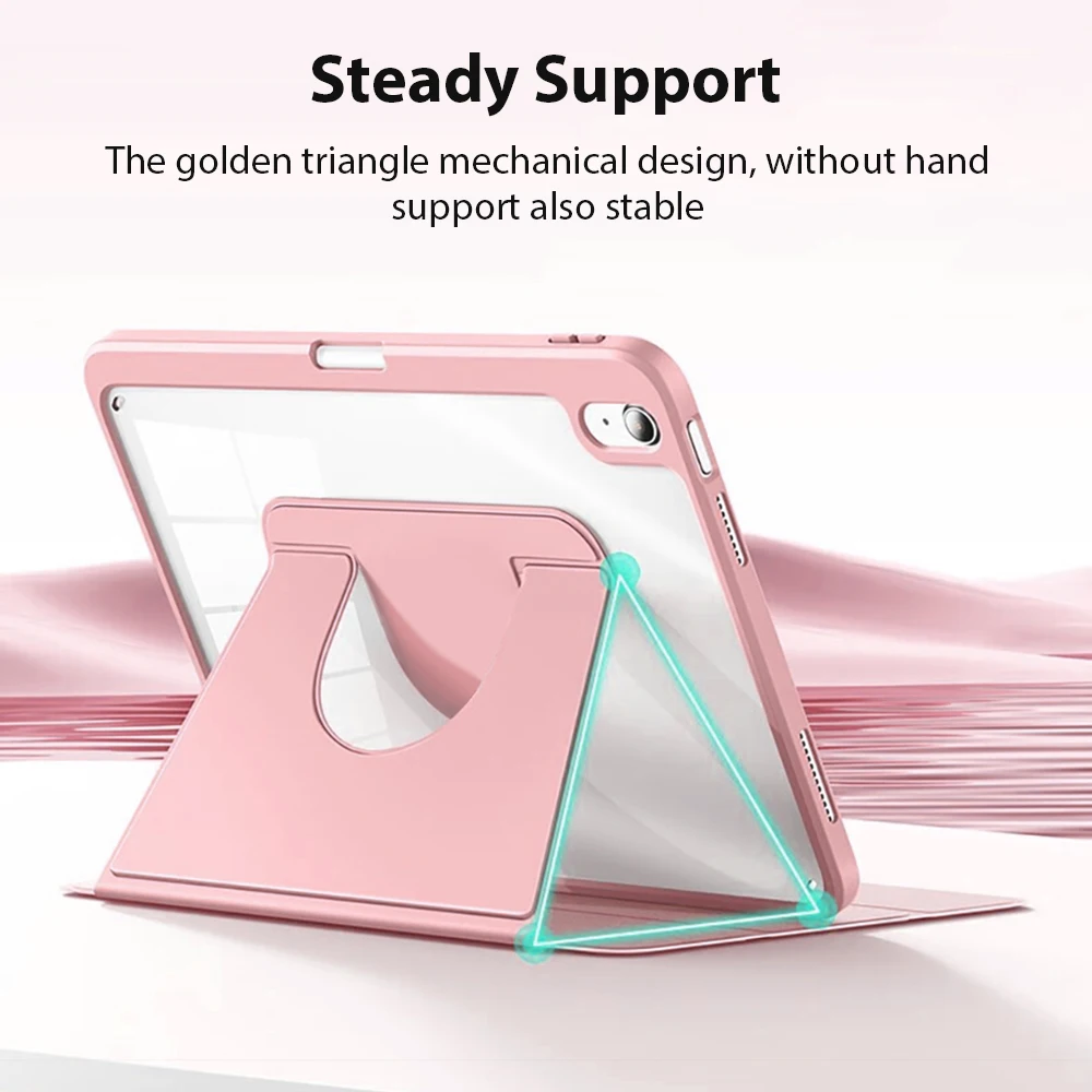 360° Rotating Case For Ipad Pro Air 13 11 12 9 12.9 6th 9th 10th 8th Generation 10.9 7th 5th Mini 6 Air 5 4 3 2 2022 Funda Cover