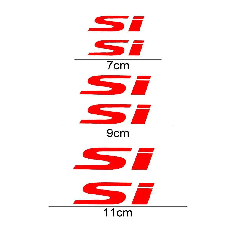 Car Tire Brake Caliper Stickers Externals for Honda Si Logo CIVIC HRV CRV FIT City MUGEN VETC Insight Type R VEZEL XRV Stream