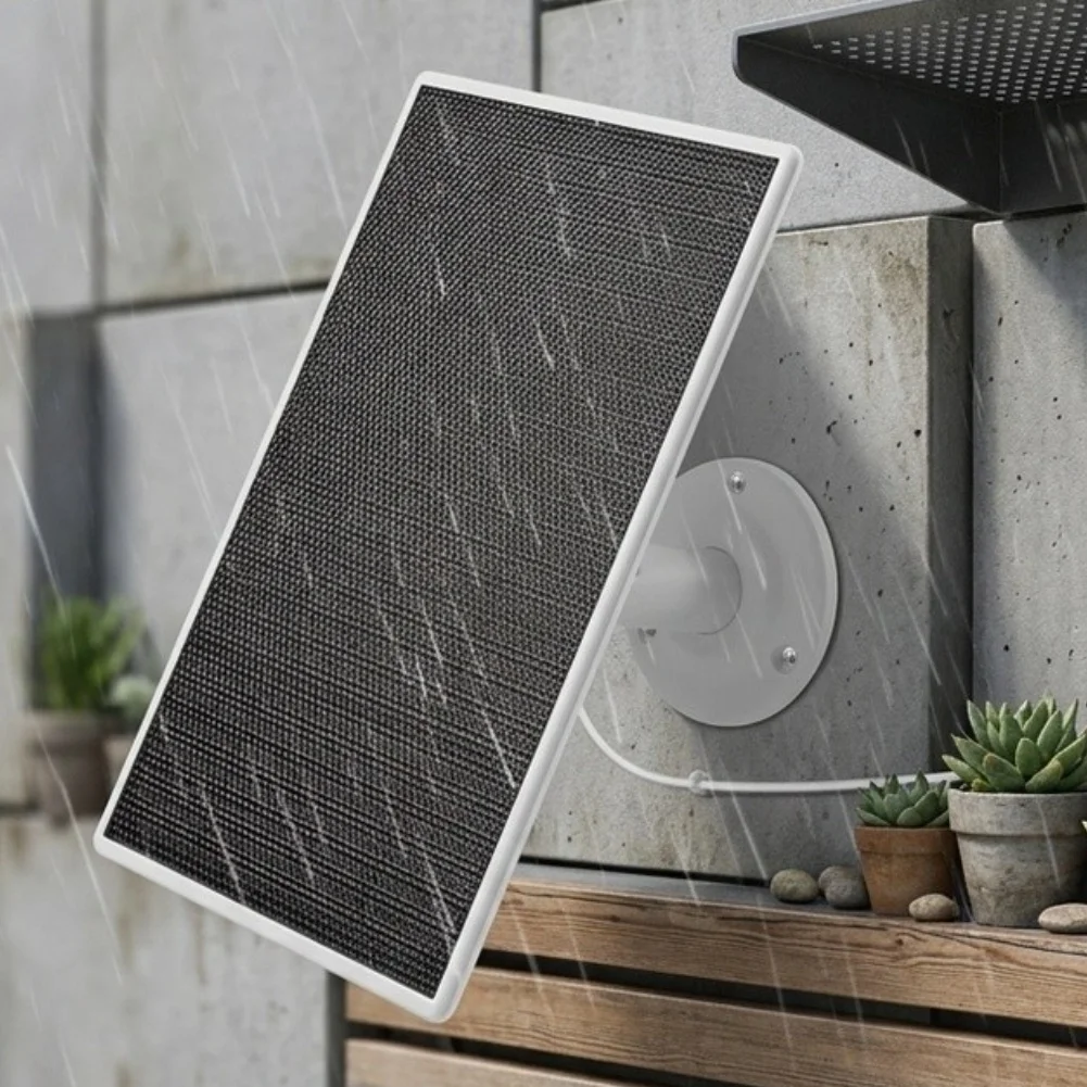 5W Solar Panel for Arlo Pro3 for Ultra Camera Floodlights Pro 5S 2K Security Camera with 4m Cable Outdoor Charging