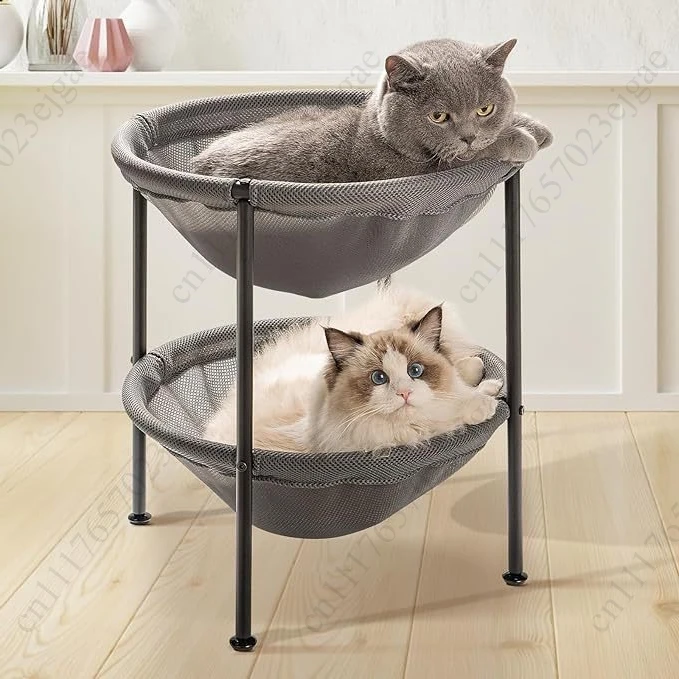 Pet cat small dog hanging basket removable and washable mesh cat nest cat cage off the ground bed dog universal nest