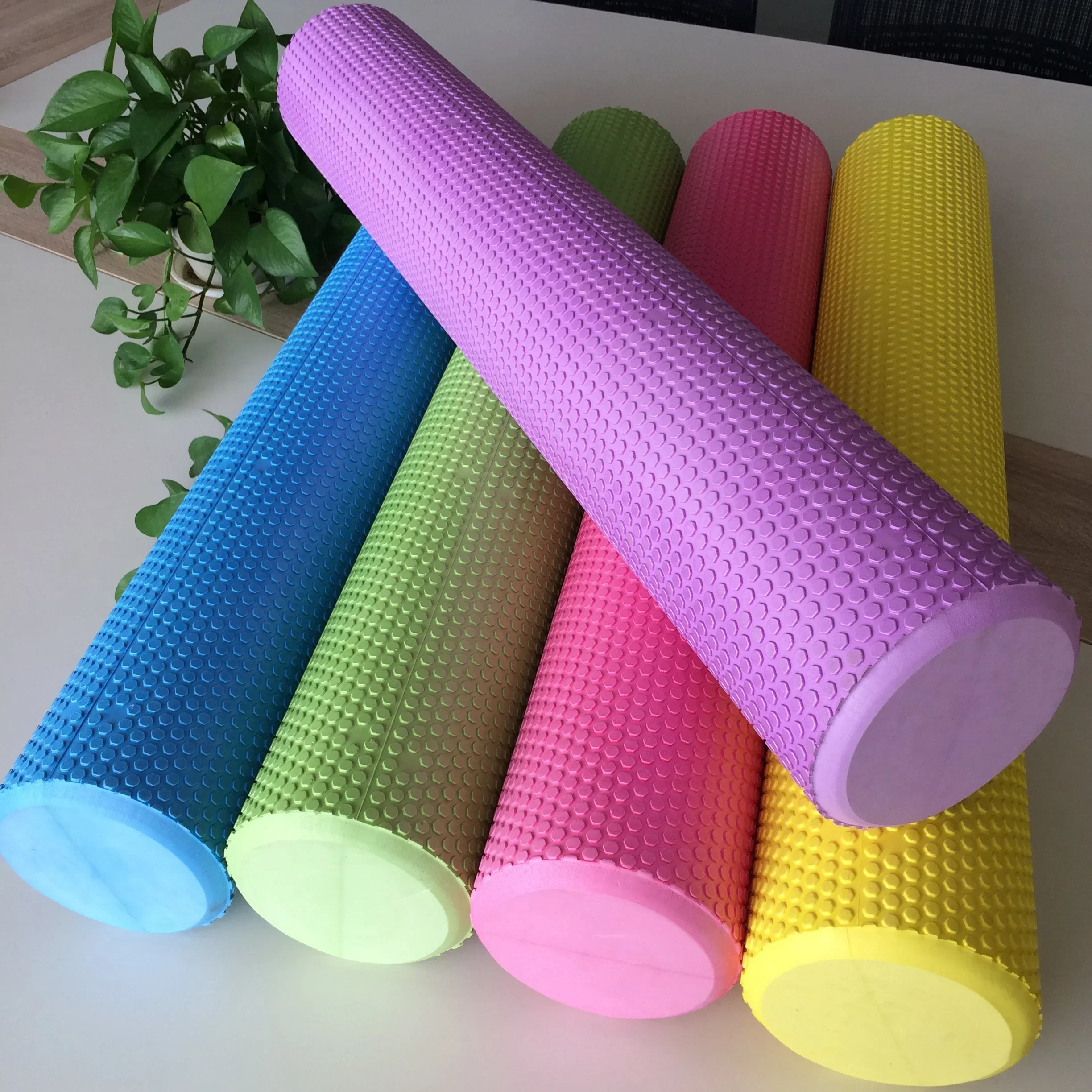 90 CM Pilates Foam Roller Black Yoga Foam Roller 30/45/60CM Exercise Equipment Massage Roller Body For Women/Men